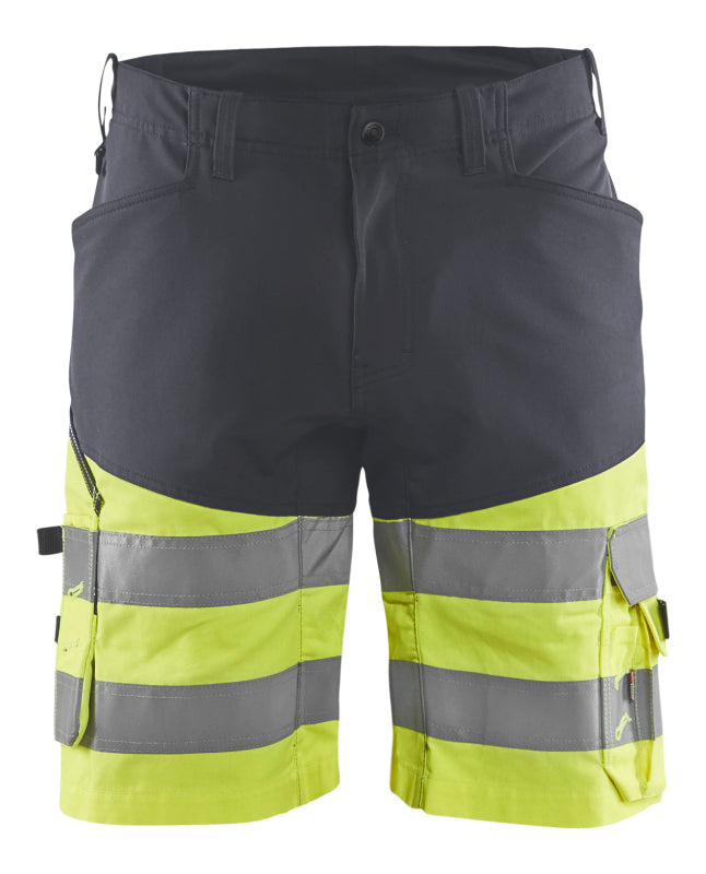 Blåkläder Short met stretch High-Vis 15411811 Medium Grijs/High-Vis Geel Medium Grijs/High Vis Geel