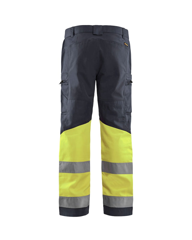 Blåkläder Werkbroek met stretch High-Vis 15511811 Medium Grijs/High-Vis Geel Medium Grijs/High-Vis Geel