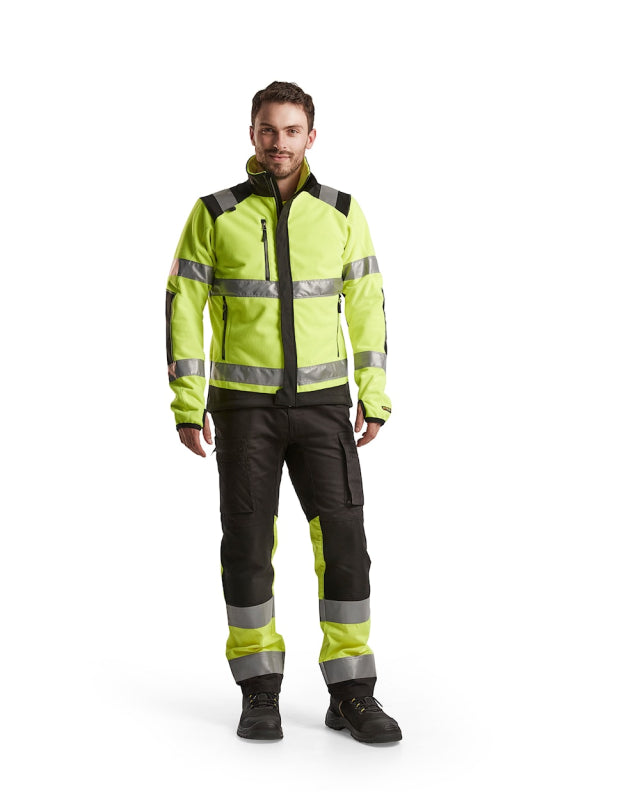 Blåkläder Werkbroek met stretch High-Vis 15511811 Zwart/High-Vis Geel Zwart/High-Vis Geel