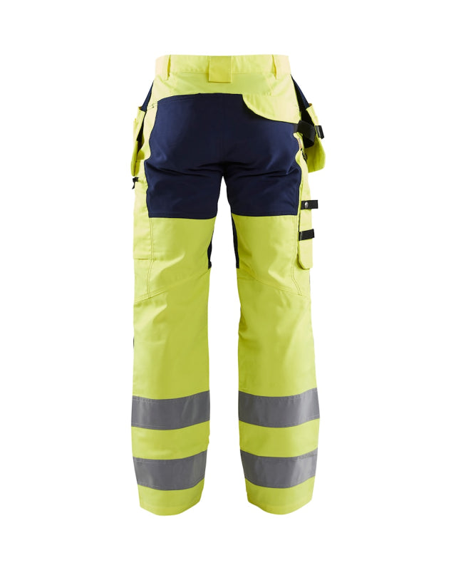 Blåkläder Werkbroek met stretch High-Vis 15521811 High-Vis Geel/Marineblauw High-Vis Geel/Marineblauw