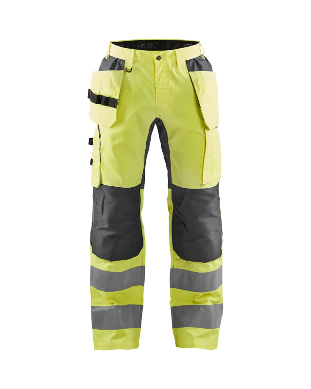 Blåkläder Werkbroek met stretch High-Vis 15521811 High-Vis Geel/Medium Grijs High-Vis Geel/Medium Grijs