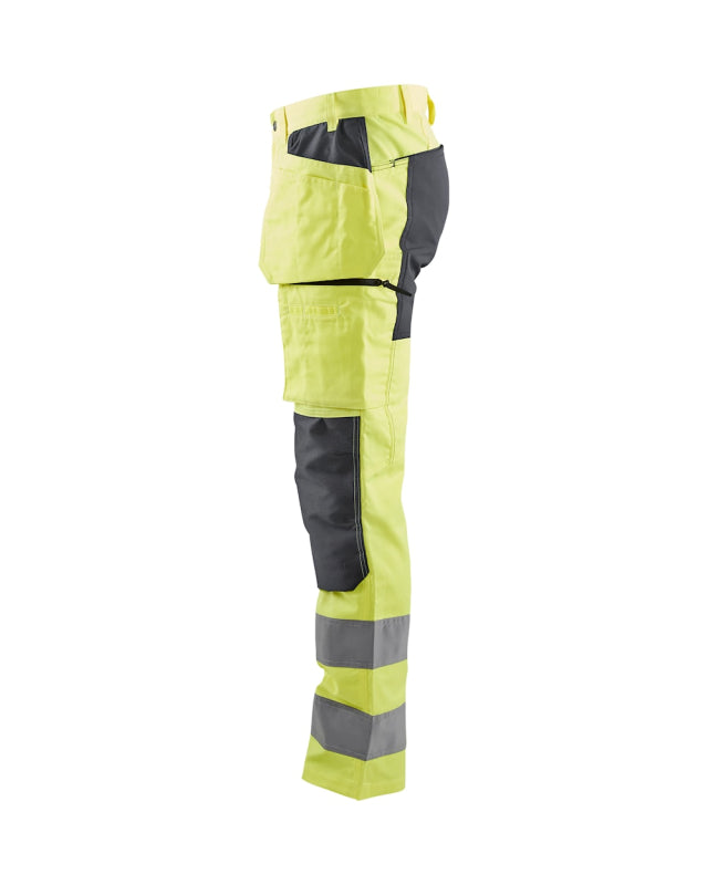 Blåkläder Werkbroek met stretch High-Vis 15521811 High-Vis Geel/Medium Grijs High-Vis Geel/Medium Grijs