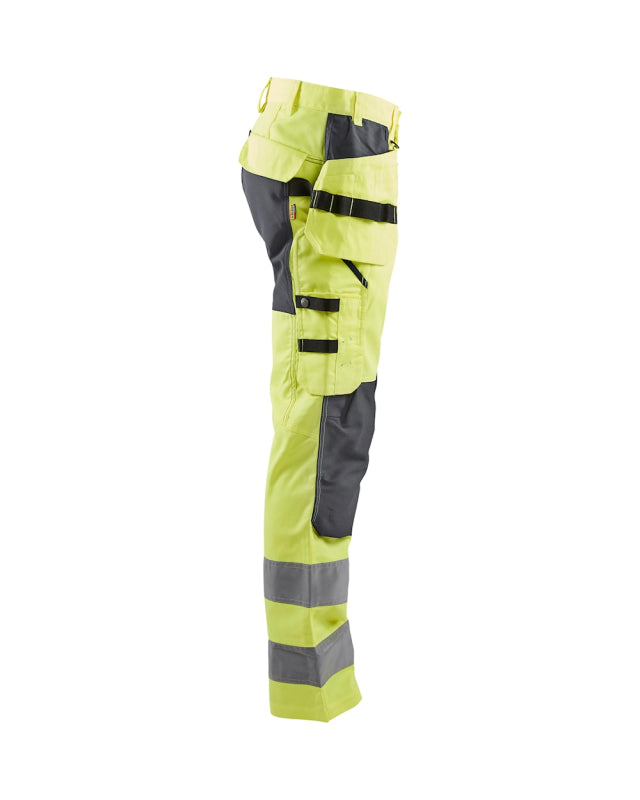 Blåkläder Werkbroek met stretch High-Vis 15521811 High-Vis Geel/Medium Grijs High-Vis Geel/Medium Grijs