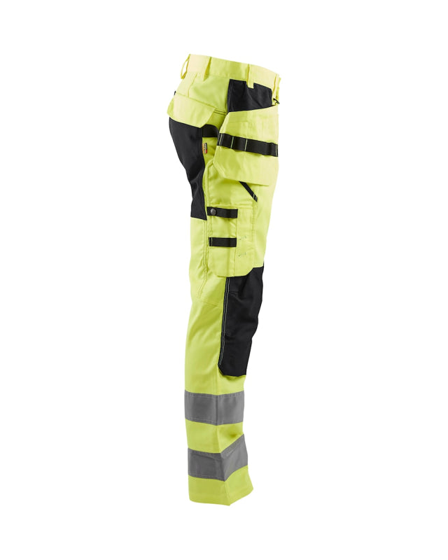 Blåkläder Werkbroek met stretch High-Vis 15521811 High-Vis Geel/Zwart High-Vis Geel/Zwart