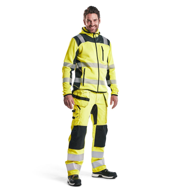 Blåkläder Werkbroek met stretch High-Vis 15521811 High-Vis Geel/Zwart High-Vis Geel/Zwart