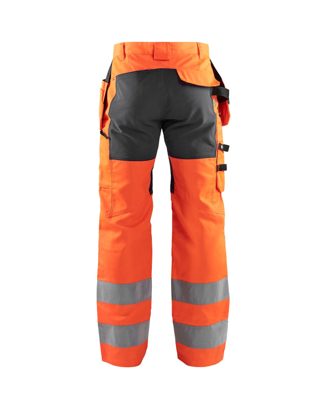 Blåkläder Werkbroek met stretch High-Vis 15521811 High-Vis Oranje/Medium Grijs High-Vis Oranje/Medium Grijs