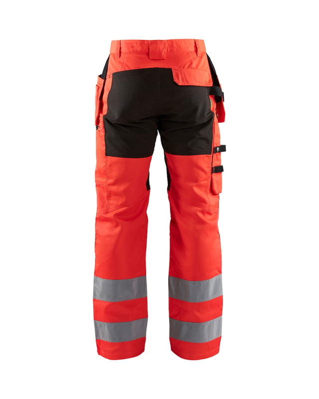 Blåkläder Werkbroek met stretch High-Vis 15521811 High-Vis Rood/Zwart High-Vis Rood/Zwart