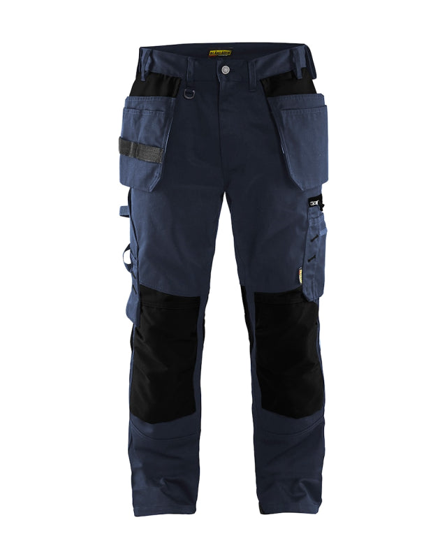 Blåkläder Werkbroek met spijkerzakken 15551860 Donker marineblauw/Zwart Donker marineblauw/Zwart