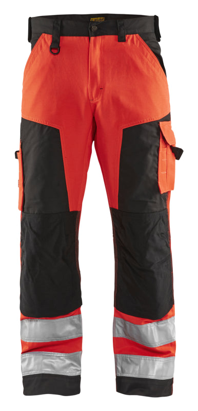 Blåkläder Werkbroek High-Vis zonder spijkerzakken 15661811 High-Vis Rood/Zwart High Vis Rood/Zwart