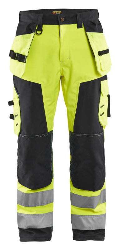 Blåkläder Werkbroek softshell High-Vis 15672517 High-Vis Geel/Zwart High Vis Geel/Zwart