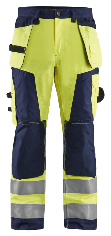 Blåkläder Werkbroek High-Vis 15681811 High-Vis Geel/Marineblauw High Vis Geel/Marineblauw