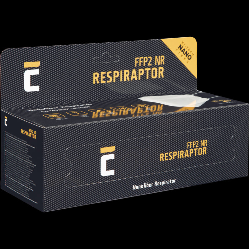 RespiRaptor FFP2 25pc respirator Wit