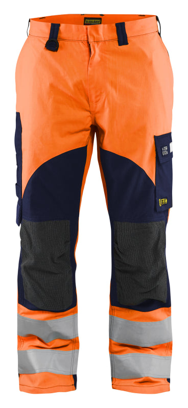 Blåkläder Multinorm inherent werkbroek 15881513 High-Vis Oranje/Marineblauw High Vis Oranje/Marineblauw