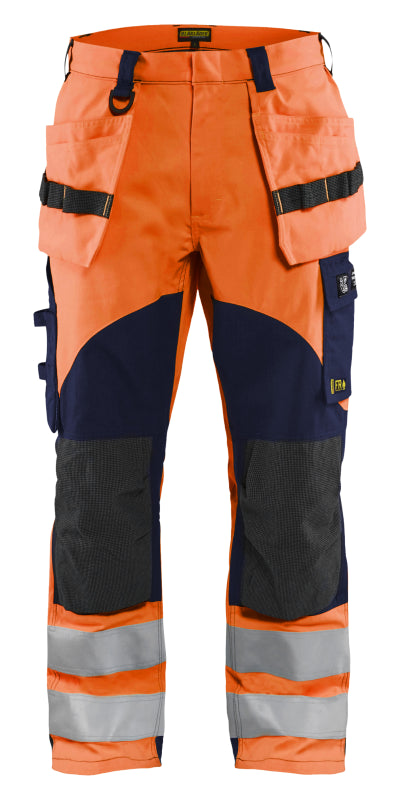 Blåkläder Multinorm inherent werkbroek 15891513 High-Vis Oranje/Marineblauw High Vis Oranje/Marineblauw