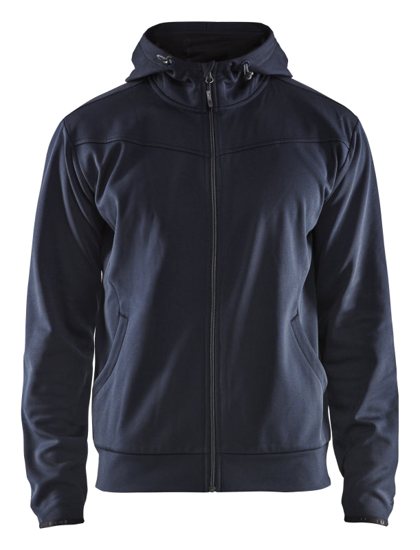 Blåkläder Hoodie met rits 33632526 Donker marineblauw/Zwart Donker marineblauw/Zwart