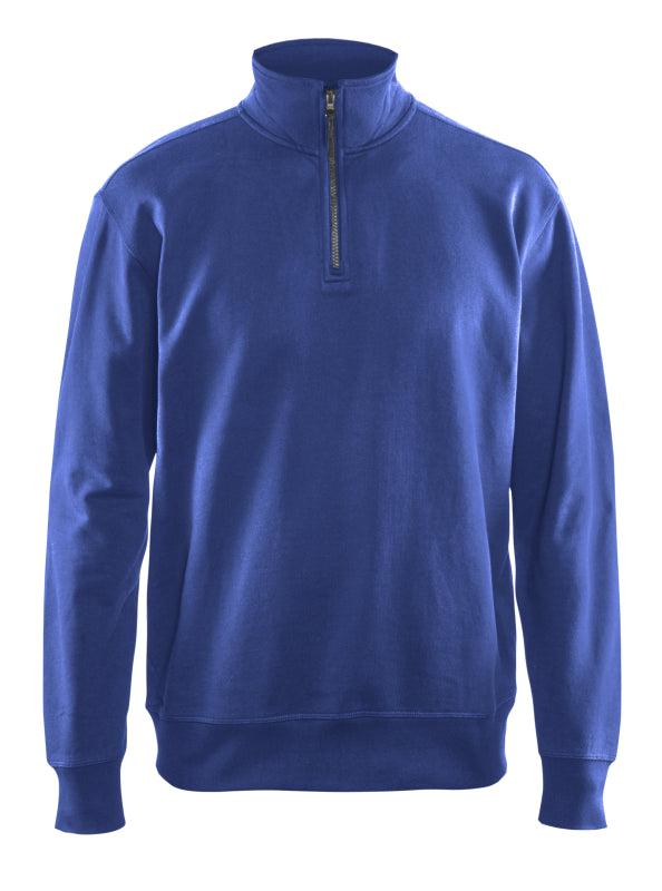 Blåkläder Sweatshirt met halve rits 33691158 Korenblauw Korenblauw