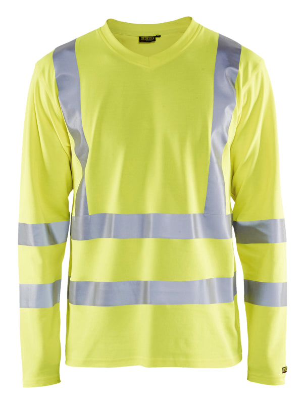 Blåkläder UV-T-Shirt High-Vis lange mouw UPF 40+ UV 33811070 High-Vis Geel High-Vis Geel