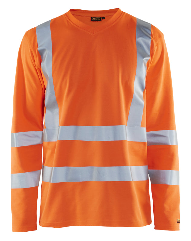 Blåkläder UV-T-Shirt High-Vis lange mouw UPF 40+ UV 33811070 High-Vis Oranje High-Vis Oranje