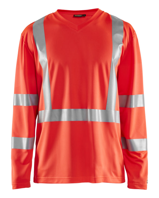 Blåkläder UV-T-Shirt lange mouw High-Vis 33831011 High-Vis Rood High-Vis Rood