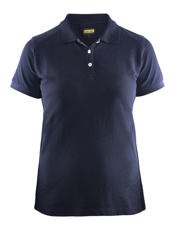 Blåkläder Dames poloshirt piqué 33901050 Marineblauw Marineblauw