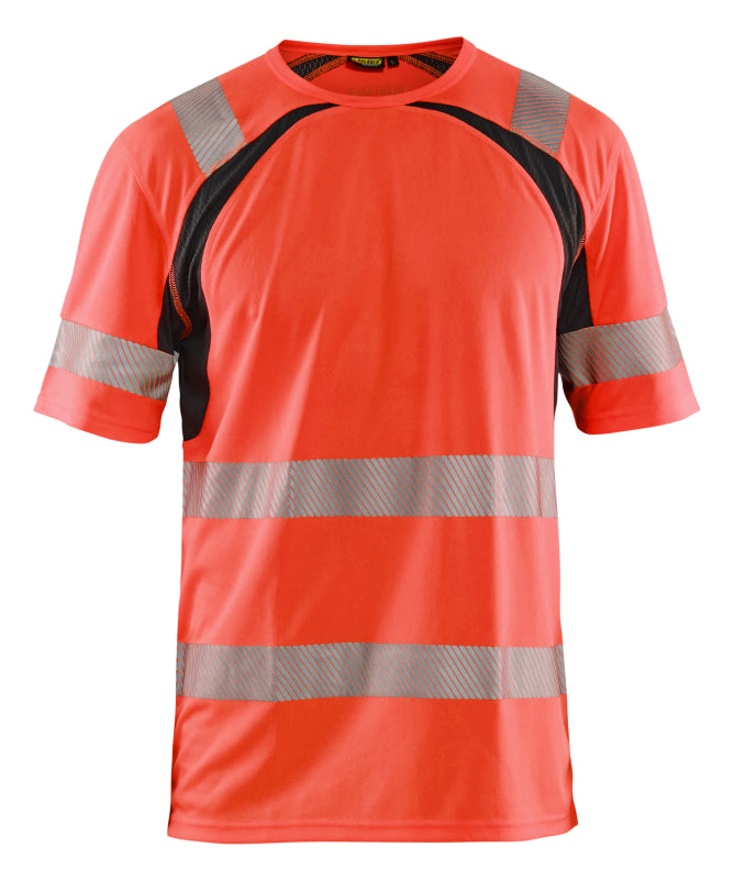 Blåkläder UV-T-Shirt High-Vis 33971013 High-Vis Rood/Zwart High-Vis Rood/Zwart