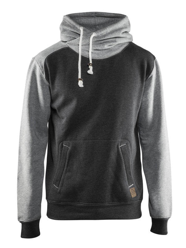 Blåkläder Hooded Sweatshirt 33991157 Zwart melange/Grijs Zwart melange/Grijs