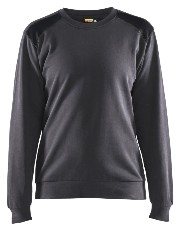 Blåkläder Sweatshirt bicolour Dames 34081158 Medium Grijs/Zwart Medium Grijs/Zwart