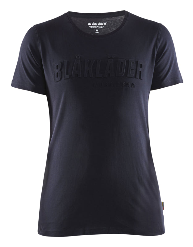 Blåkläder Dames T-Shirt 3D 34311042 Donker marineblauw Donker marineblauw