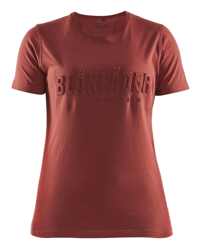 Blåkläder Dames T-Shirt 3D 34311042 Gebrand rood Gebrand rood