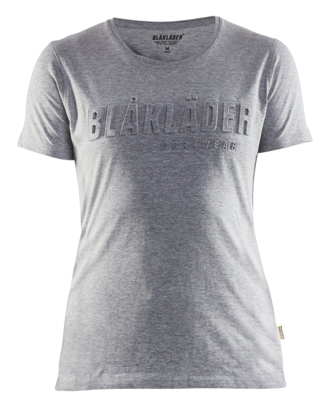 Blåkläder Dames T-Shirt 3D 34311043 Grijs Mêlee Grijs Mêlee