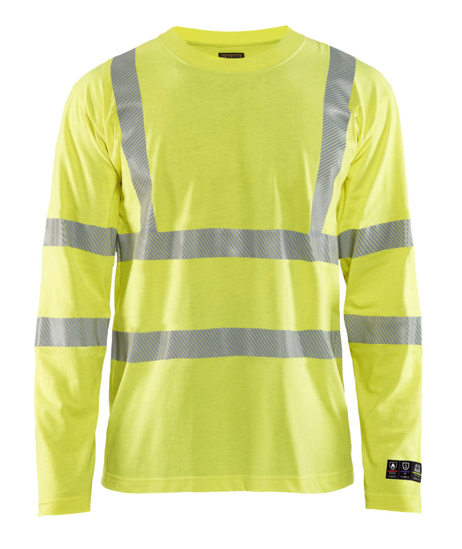 Blåkläder Multinorm T-Shirt lange mouw 34811761 High-Vis Geel High-Vis Geel