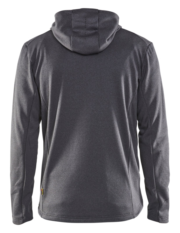 Blåkläder Hoodie met hele rits 35402533 Zwart Mêlee Zwart Mêlee