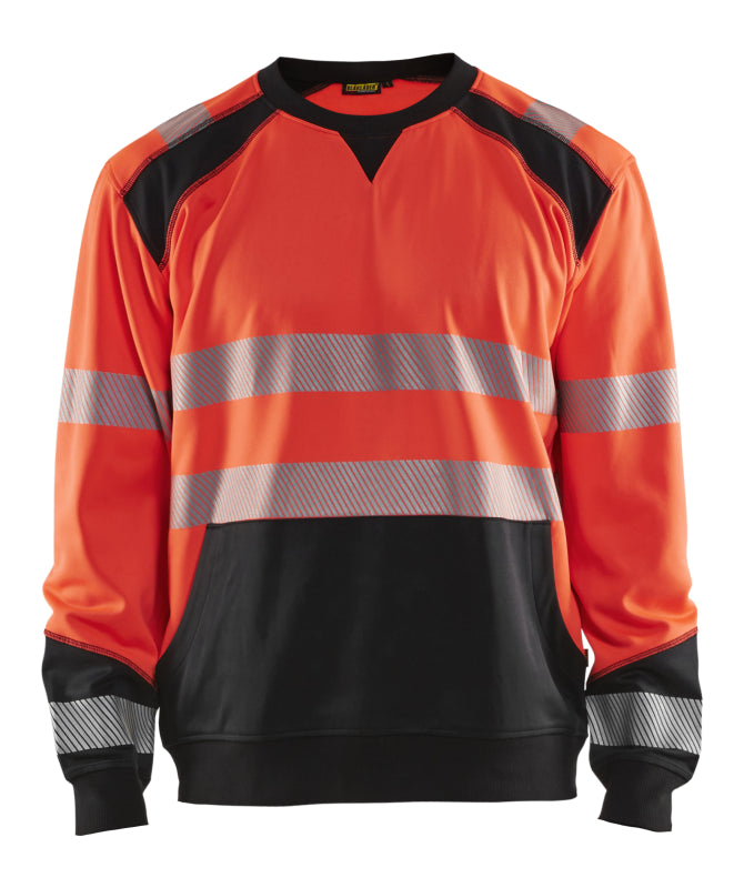 Blåkläder Sweatshirt High-Vis 35412528 High-Vis Rood/Zwart High-Vis Rood/Zwart