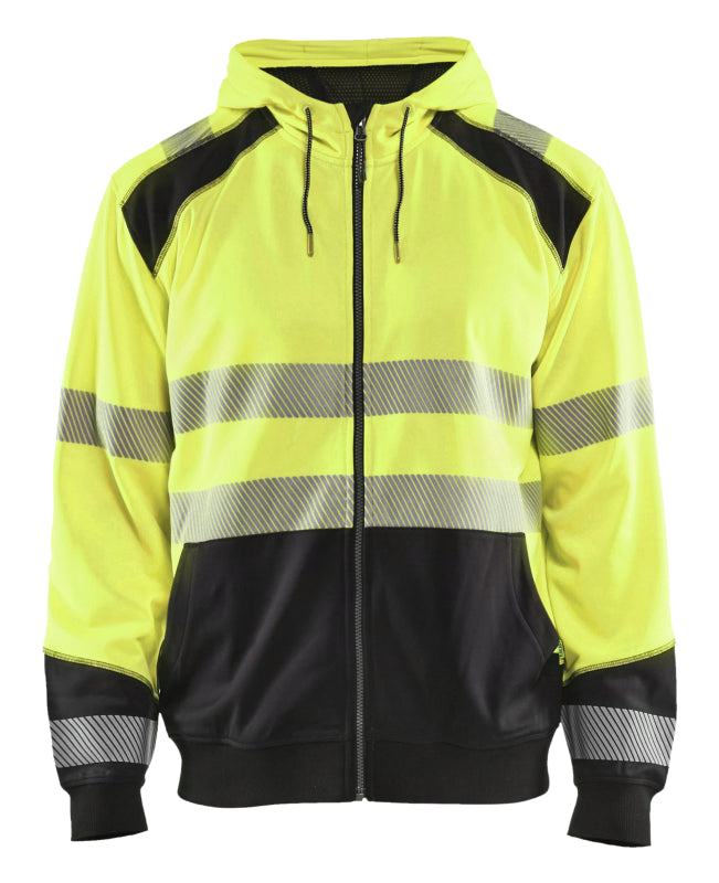 Blåkläder Hooded Sweatshirt High-Vis 35462528 High-Vis Geel/Zwart High-Vis Geel/Zwart