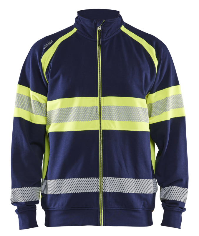 Blåkläder High-Vis sweater 35511158 Marine/High-Vis Geel Marine/High-Vis Geel