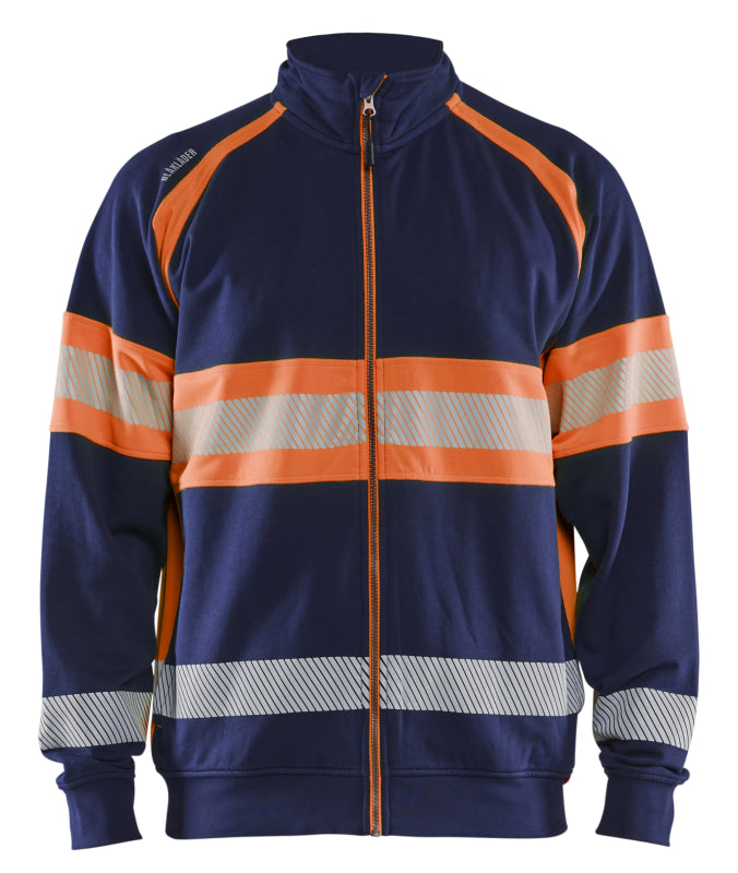 Blåkläder High-Vis sweater 35511158 Marineblauw/Oranje Marineblauw/Oranje