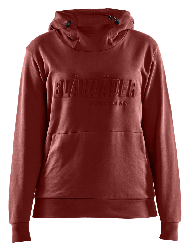 Blåkläder Dames hoodie 3D 35601158 Gebrand rood Gebrand rood