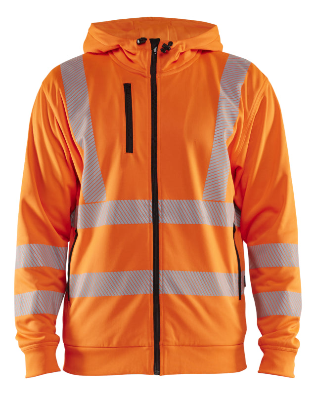 Blåkläder High-Vis Hoodie met rits 35652538 High-Vis Oranje High-Vis Oranje