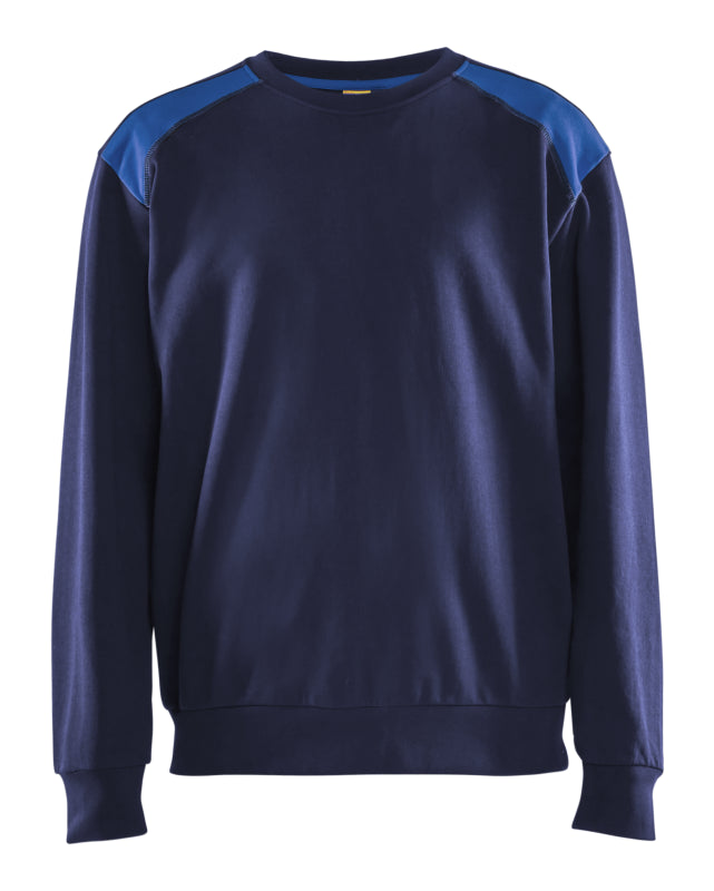 Blåkläder Sweatshirt bicolour 35801158 Marineblauw/Korenblauw Marineblauw/Korenblauw