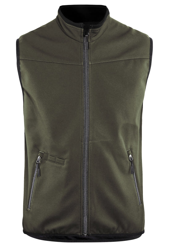 Blåkläder Softshell bodywarmer 38502516 Groen/Zwart Groen/Zwart