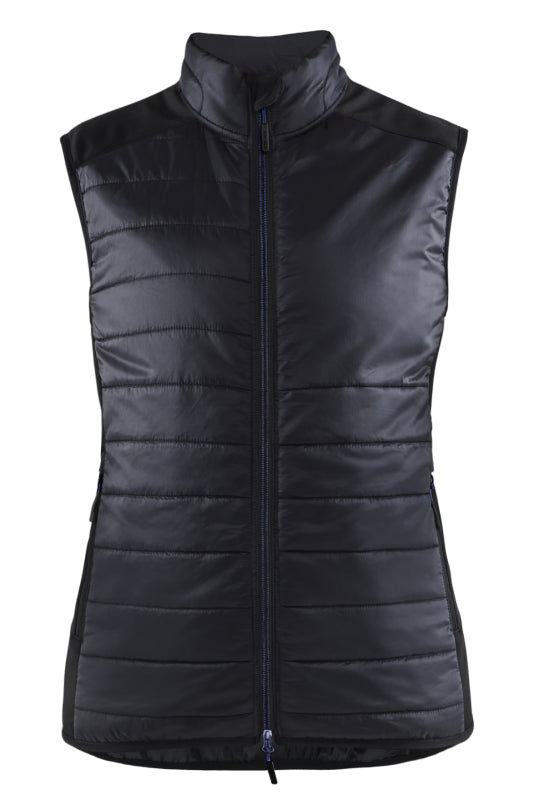 Blåkläder Dames bodywarmer gevoerd 38642030 Zwart/Donker marineblauw Zwart/Donker marineblauw