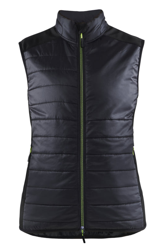 Blåkläder Dames bodywarmer gevoerd 38642030 Zwart/High-Vis Geel Zwart/High-Vis Geel