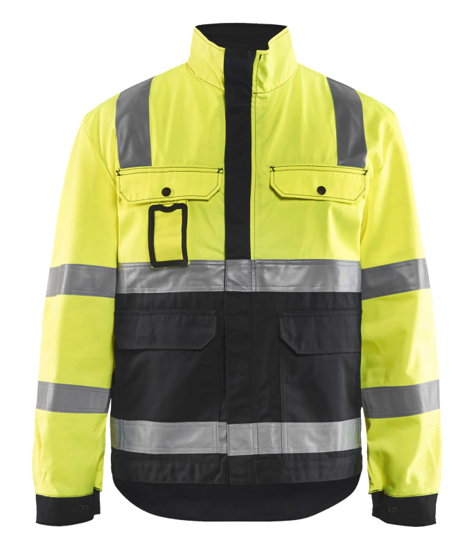 Blåkläder Jack, ongevoerd High-Vis 40231804 High-Vis Geel/Zwart High-Vis Geel/Zwart