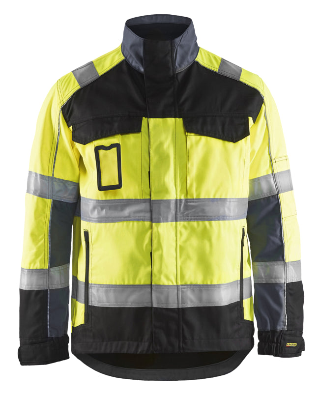 Blåkläder Jack. Ongevoerd High-Vis 40511811 High-Vis Geel/Zwart High-Vis Geel/Zwart