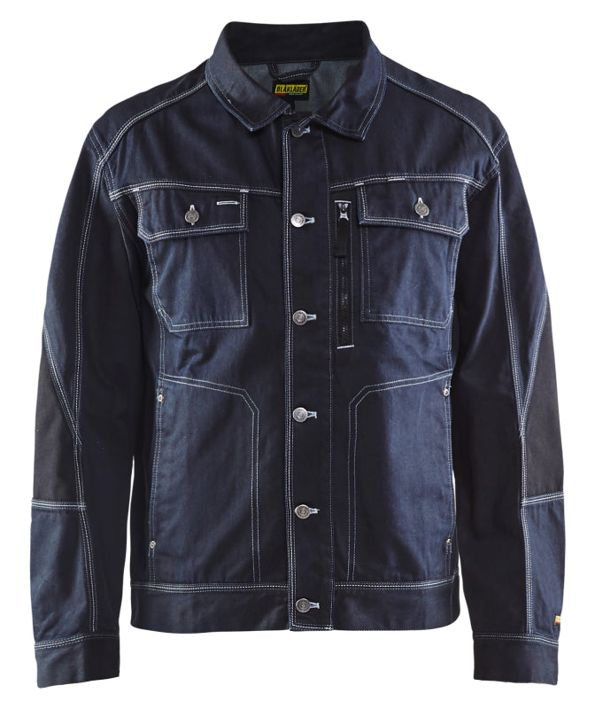 Blåkläder Cordura denim jack 40591140 Marineblauw/Zwart Marineblauw/Zwart