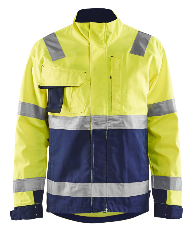 Blåkläder Jack High-Vis 40641811 High-Vis Geel/Marineblauw High-Vis Geel/Marineblauw