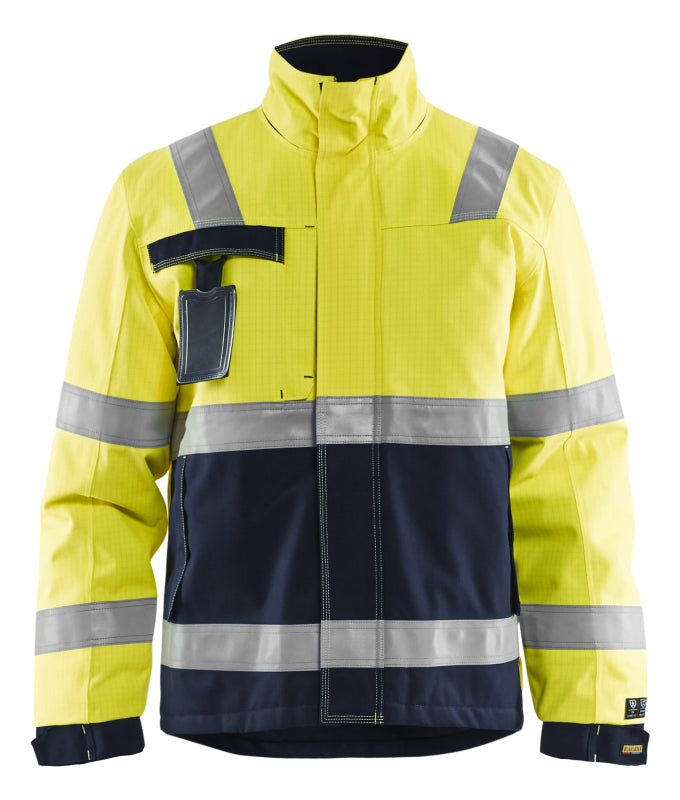 Blåkläder Multinorm Winterjas 40681530 High-Vis Geel/Marineblauw High-Vis Geel/Marineblauw