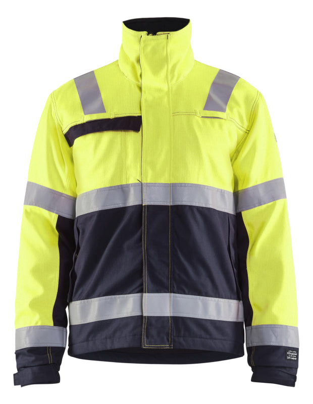 Blåkläder Multinorm Winterjas 40691514 High-Vis Geel/Marineblauw High-Vis Geel/Marineblauw