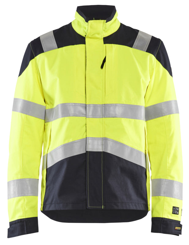 Blåkläder Multinorm jack Inherent 40891512 High-Vis Geel/Marineblauw High-Vis Geel/Marineblauw