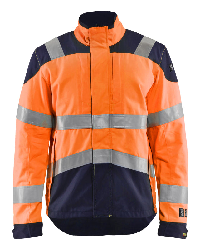 Blåkläder Multinorm inherent jack 40891513 High-Vis Oranje/Marineblauw High-Vis Oranje/Marineblauw